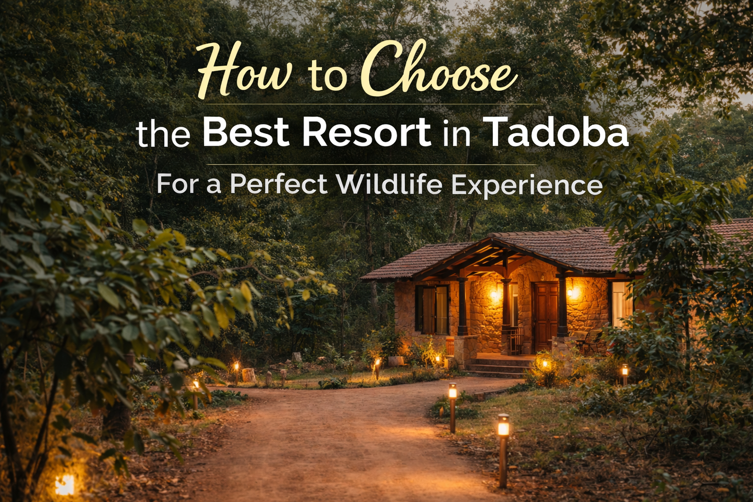 How to Choose the Best Resort in Tadoba for a Perfect Wildlife Experience